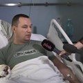 Policajac Vladimir za "Novosti" iz bolničke postelje: Udarali su me metalnom šipkom dok sam branio Skupštinu grada (video)