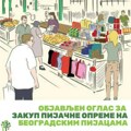 Beogradske pijace: Objavljen oglas za izdavanje pijačne opreme u zakup