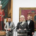 Ministarka dr Jelena Begović otvorila izložbu izlaganja originalne ustaničke zastave Vožda Karađorđa u Narodnom muzeju u…