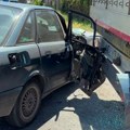 Sudar autmobila u kamiona kod Kvantaške pijace