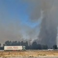 Ogroman oblak dima nad novim sadom, pepeo pada na sve strane: Gorelo nisko rastinje, vatrogasci stavili požar pod kontrolu…