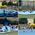 (Foto) u dvorištu Sokolskog doma počeo sokolski slet „Novi sad 2025“ Učestvuje 640 dece i mladih iz sedam sportskih klubova iz…