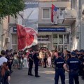 Studenti u blokadi iz Visoke zdravstvene škole u Zemunu dobili rok od dva sata da napuste zgradu