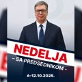 Vučić sumirao svoju radnu nedelju i poručio – Srbija pobeđuje radom i jedinstvom