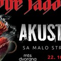 Divlje jagode prvi put u akustik verziji na koncertu u MTS dvorani 22. oktobra