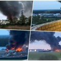 Ukrajinci dronovima napali krim: Ima mrtvih, odjekuju eksplozije, gori rusko skladište oružja (foto/video)