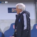 Gol u 95. minutu, pa sočne psovke na srpskom! Kamera uhvatila Jovanovićevu reakciju! (video)