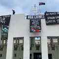 FOTO: Propalestinski aktivisti istakli transparente na parlamentu Australije