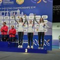Женска репрезентација Србије освојила бронзу у дисциплини "Трио" на ЕП у стрељаштву
