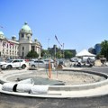 Fontana na Trgu Nikole Pašića jutros izgleda kao scena iz noćne more: Još samo krokodil da iskoči VIDEO