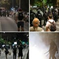 Ozbiljni sukobi tokom noći, mnogo povređenih i uhapšenih: Poharane prostorije SNS u Novom Sadu: Vučić najavio da će država…