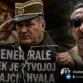 Užički odbornik Vladan Sinđić javno cepao plakate Ratka Mladića