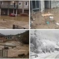Havarija nakon nevremena u crnoj gori Jedan deo zemlje poplavljen, drugi deo okovan snegom (foto/video)