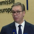 "Pitanje je kada stiže upozorenje za sekundarne sankcije": Vučić se obratio iz Brisela