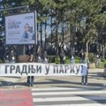 Blokiran kružni tok na Ušću: Zborovi protestuju zbog izgradnje akvarijuma
