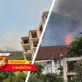 Velika drama u Baošićima! Vatra prišla zgradama, srpski turisti u panici i očaju