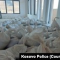 Policija Kosova u Zvečanu pronašla džakove s peskom korišćene i za barikade