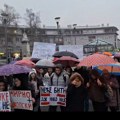 Podrška prosvetarima i studentima stiže i iz Požege: „Prosvetari u štrajku neće Vučićevu bajku“ FOTO