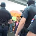 Troje privedenih kod Beogradskog sajma, Žandarmerija sprečila blokadu