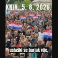 (VIDEO) "Drinu ćemo pregaziti, a Srbiju zapaliti": Govor mržnje na obeležavanju godišnjice "Oluje" u Kninu