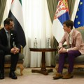 Premijerka Brnabic razgovarala sa odlazećim ambasadorom Emirata