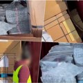 Tona kokaina spakovana u pakete s oznakama "Hulk", "Skaj" i "Čapo"! Prvi snimak zaplene narkotika u španskoj luci Španiji…