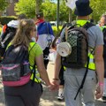 Kolona studenata iz Srbije i dijaspore krenula peške put Brisela