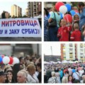 Ne damo Srbiju! Severni deo Kosovske Mitrovice oblepljen plakatima sa srpskom trobojkom