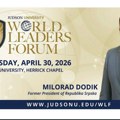 Milorad Dodik gost Foruma svetskih lidera na Univerzitetu Džadson u Ilinoisu