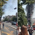 Zapalio se automobil u centru Beograda! Eksplozije, vatra i gust crni dim - stigli vatrogasci i policija!