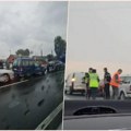 Kiša pravi probleme, serija nesreća u Beogradu Lančani kod Ade, sudar kod autoputa za Novi Sad (video/foto)