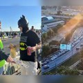 Dve slike - zezanje blokadera i narod koji ispašta! Zbog okupljene manjine, gomila naroda za volanom stoji u mestu…