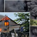 (Foto, video) gust crni dim kulja na sve strane, vatra se brzo širi: Prvi snimci jezivog požara kod Novog Sada, zahvaćene i…