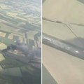 Snimak požara kod Šimanovaca iz aviona: Zapalili se kamioni nakon sudara, gust dim prekrio auto-put (video)