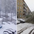 Napadalo 10 cm snega u maju! Evropska prestonica na udaru nevremena, temperatura na nuli, šibaju olujni udari (foto/video)