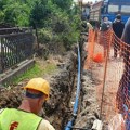 Radi se nova vodovodna mreža u jednoj ulici u Bobištu