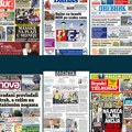 Naslovne strane sutrašnjih novina: Prelistavanje štampe za ponedeljak, 15. decembar 2025. godine