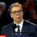 "Plata 1.700, penzija 750 evra za samo četiri godine": Vučić o planu "Srbija 2030" u punoj Beogradskoj areni