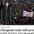 Hrvatski mediji prizivaju građanski rat u Srbiji