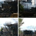 Ovakvo je trenutno stanje na Adi Ciganliji gde je izgoreo splav: Objekat potpuno uništen, urušio se krov