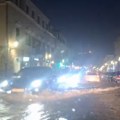 Snažno nevreme pogodilo Trebinje: Palo skoro 50 litara kiše po kvadratu, poplavljene ulice u centru grada