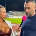 Trener kluba za koji je igrao Džeko postao svetski hit zbog "vrele" voditeljke i njenog bujnog dekoltea!