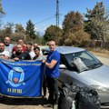 Policajci donirali odeću i obuću ugroženima u požaru na jugu