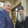 Dodik sa patrijarhom Porfirijem: Važni su vera, snaga i zajedništvo srpskog naroda