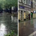 (Video) Nevreme sve bliže Srbiji: Grmljavina, vetar i kiša stigli do Banjaluke, putevi zakrčeni.