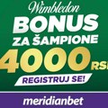 Preuzmite 4.000 rsd potpuno besplatno i ispratite Vimbldon u Meridianu!