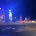 Prvi snimak nakon teške nesreće kod Požarevca: Jedno vozilo potpuno smrskano, drugo završilo u kanalu! Dve osobe poginule