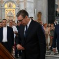 Vučić posle molebana u Hramu Svetog Save: Srpski narod najviše želi mir, jer je najveću cenu uvek plaćao kada mira bilo…