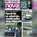 „Nova“ piše: Opozicija ne odustaje od pobede, profesori univerziteta od svojih zahteva