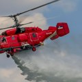 Bitka na Morači protiv požara: Helikopter iz Srbije Ka-32 dočekan srskom trobojkom u Crnoj Gori